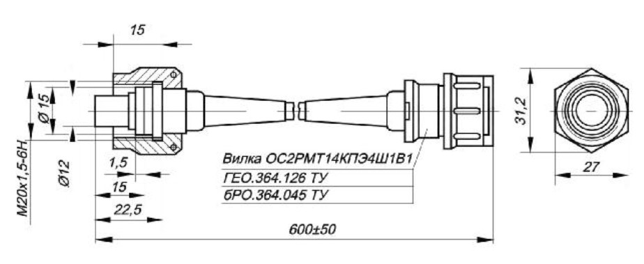 Чертеж датчика давления