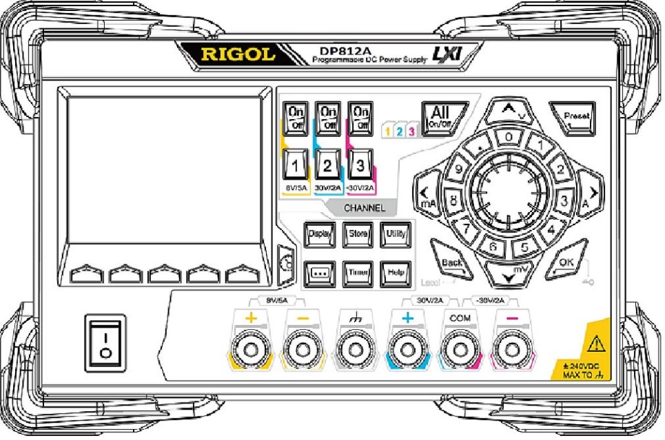 Rigol dp832 схема