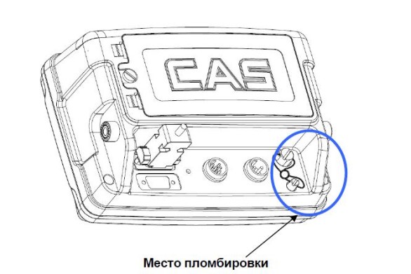 Схема пломбировки трк